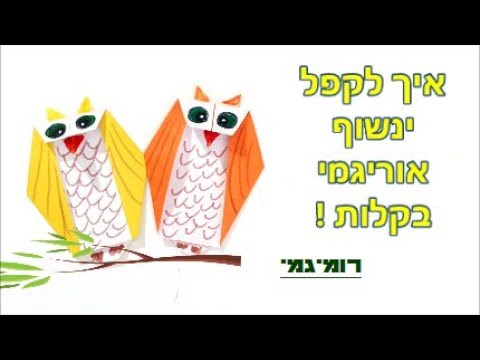 וִידֵאוֹ: איך מכינים ינשוף מקונוסים במו ידיך