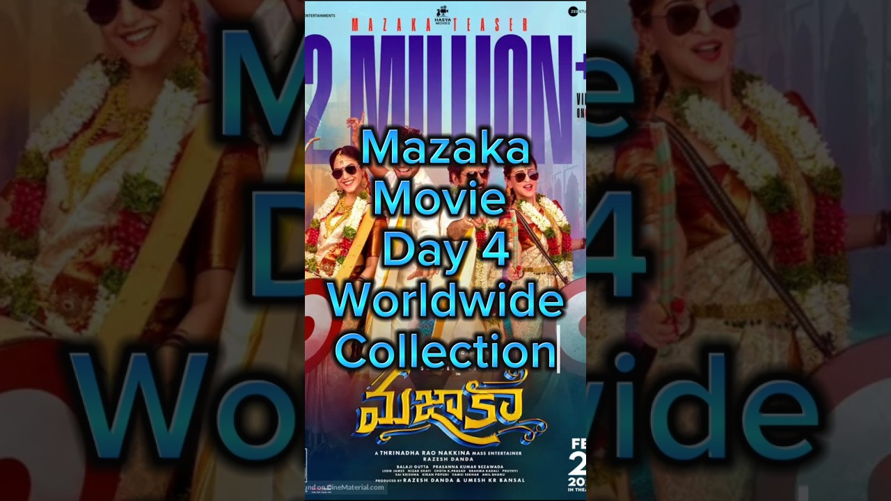 Mazaka Movie Day 5 Worldwide Collection|| 