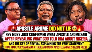 🚨APOSTLE AROME DID NOT LIE😳REV MOSY JUST CONFIRMED WHAT APOSTLE AROME SAID AFTER.....VERYDARKMAN 
