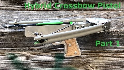 PART 1 - Hybrid Crossbow Pistol Build / How To / Tutorial - Aluminum / PVC /Fiberglass Rod