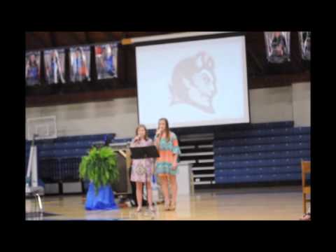 Michie Elementary School students sing "Proud to be an American"