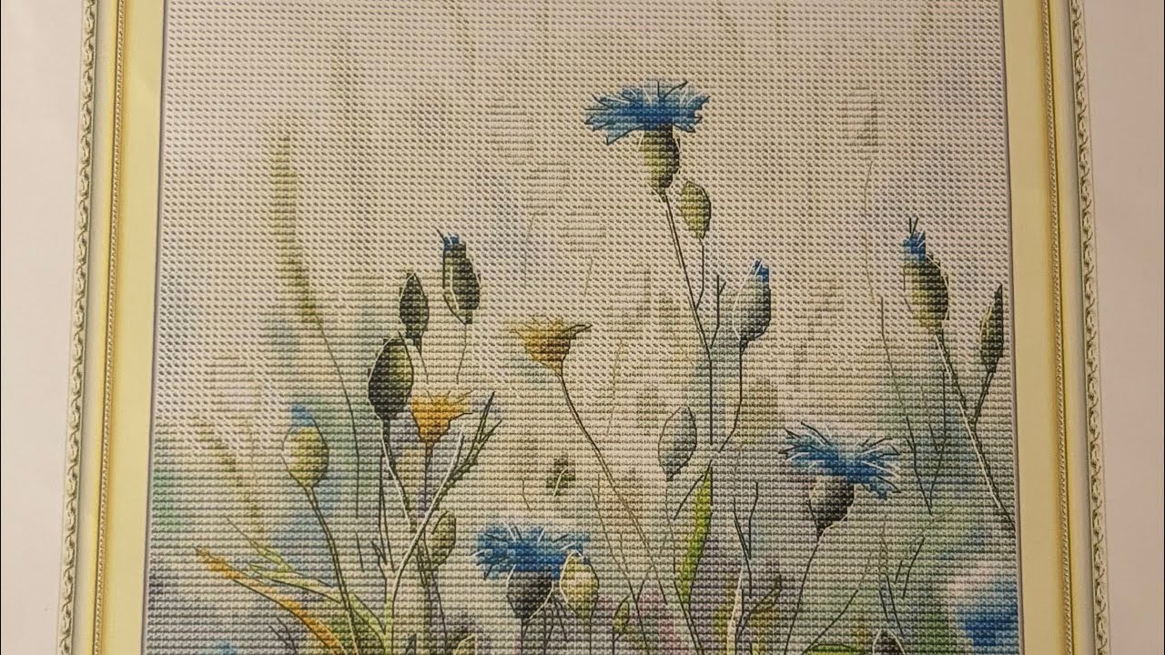 New Start Kornblumen 1 + Q/A Vorlage auf Tablet und Mark-Up laden #crossstitch #fgnormal 