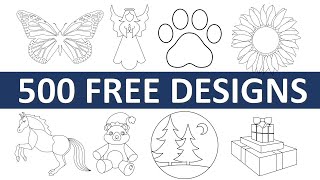 500 Free Svgpng Designs For Print On Demand