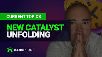 There is a NEW CATALYST For Crypto Unfolding