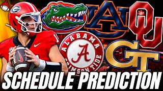 Georgia Bulldogs Schedule Prediction 2026