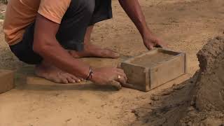 Brick making in Assam