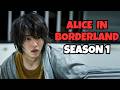 ALICE IN BORDERLAND Season 1 Explained in Hindi | Series Ending | Science Fiction Sci fi Thriller