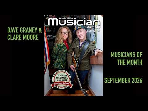 DAVE GRANEY + CLARE MOORE - MUSICIANS OF THE MONTH - SEPTEMBER 2026