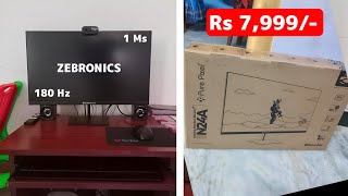 ZEBRONICS N24A Gaming Monitor (24 Inch 180 Hz Gaming Monitor)