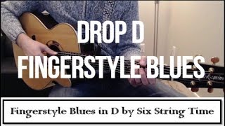 Sweet Fingerstyle Blues in DROP D!