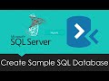 On-premises SQL Database creation |Local SQL Database Setup Creation|Northwind SQL setup Creation