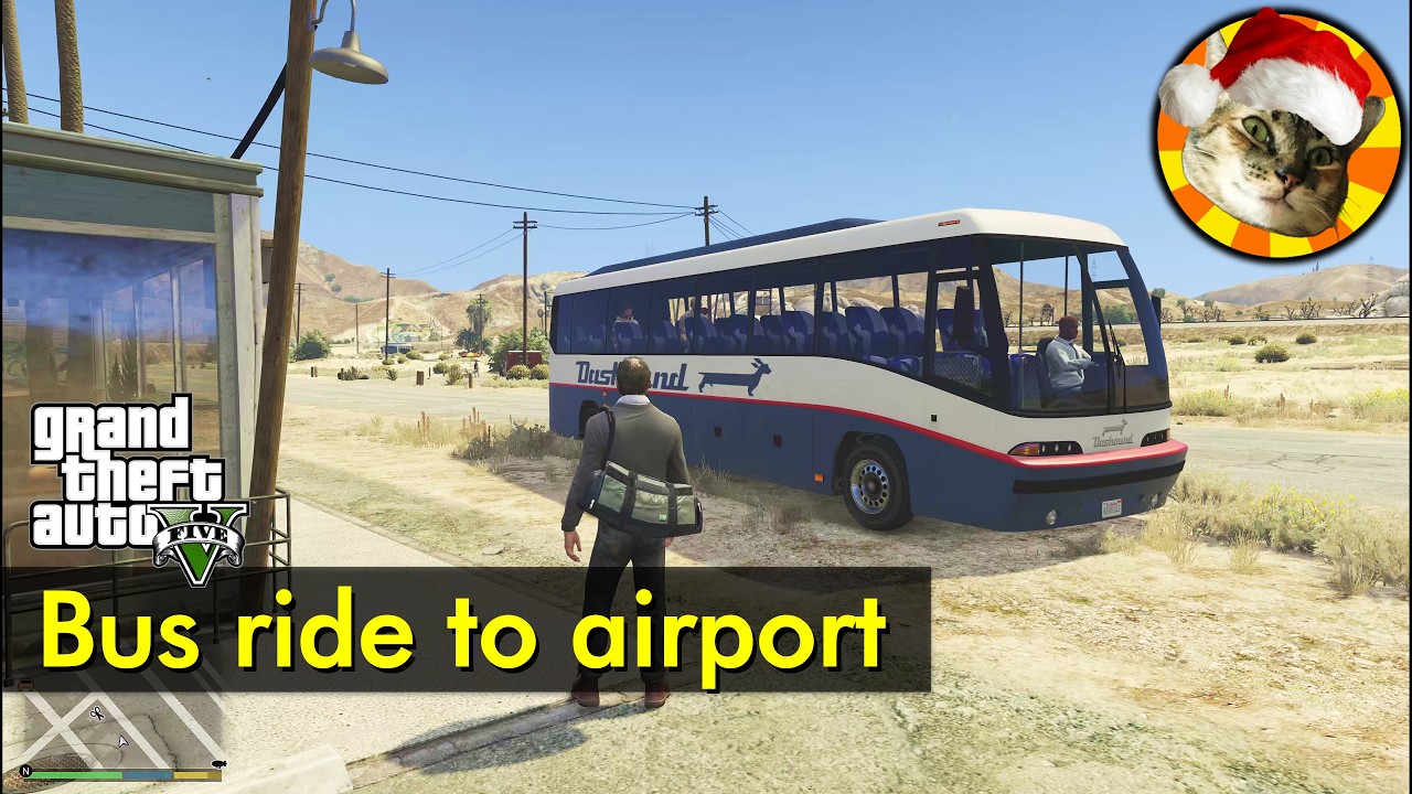 Bus ride: Sandy Shores to Airport (LSIA) | GTA V
