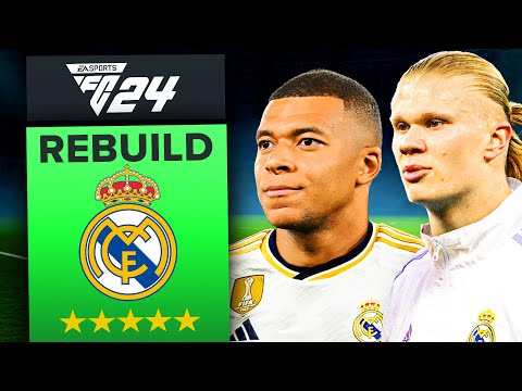 YENİ NESİL LOS GALACTICOS! MBAPPE ve HAALAND TRANSFERİ! // REAL MADRID REBUILD // FC 24 KARİYER MODU