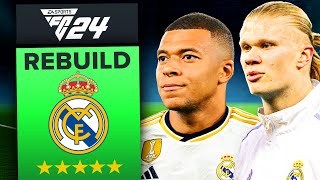 Yeni̇ Nesi̇l Los Galacticos Mbappe Ve Haaland Transferi̇ Real Madrid Rebuild Fc 24 Kari̇yer Modu