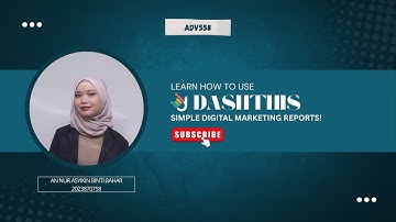 ADV558 DASHTHIS TUTORIAL