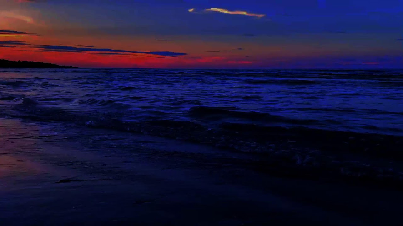 Ocean Sounds for Deep Sleep with Sea Sounds and Nighttime Beach Ambience