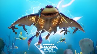 INILAH KELAHIRAN HIU TERKUAT BARU HIU IKAN PARI! Hungry Shark World