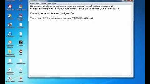 Tutorial Usando Danger GC Scripts v23.0 ou maior!