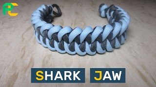 Shark Jaw Paracord Bracelet without buckle 