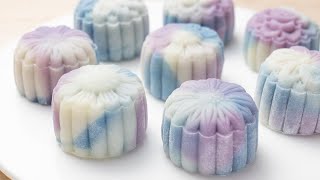 Snowy Mooncakes, easy recipe, soft after 3 days