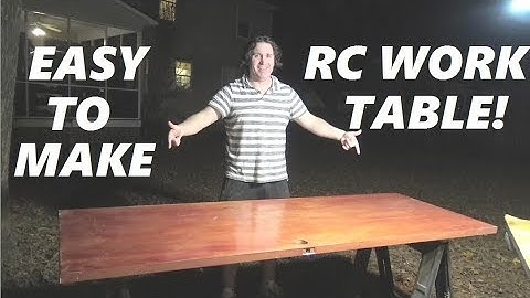 DIY Easy to make RC Workshop Workbench [4K]
