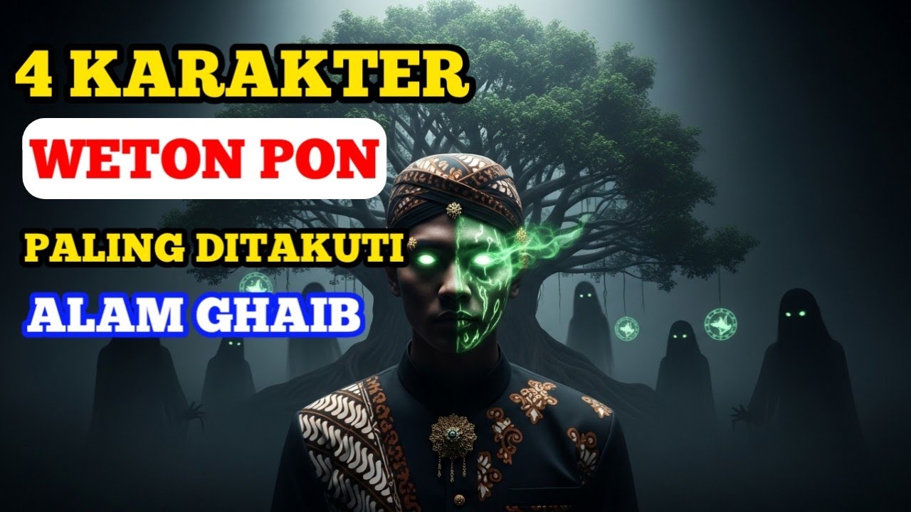 TERUNGKAP! 4 Karakter Weton Pon yang Sebenarnya Paling Ditakuti Alam Ghaib!