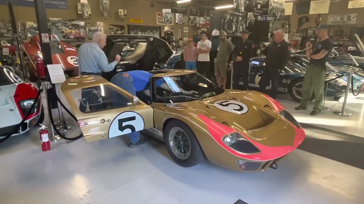 Ford GT40 MK II Racing Coupe P/1016 1966 Start Up