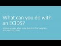 What Can You Do With an ECIDS? (Webinar 2)