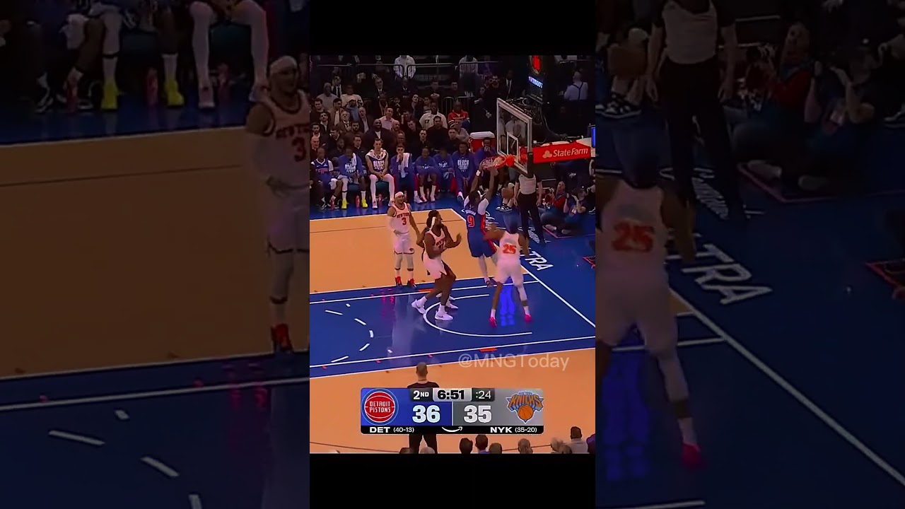 Knicks vs Pistons was CRAZY 🤯 