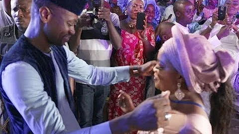 Lateef,Bidemi Kosoko,Bukola Adeeyo bridal train dance that got everyone talking at Wedding carnival