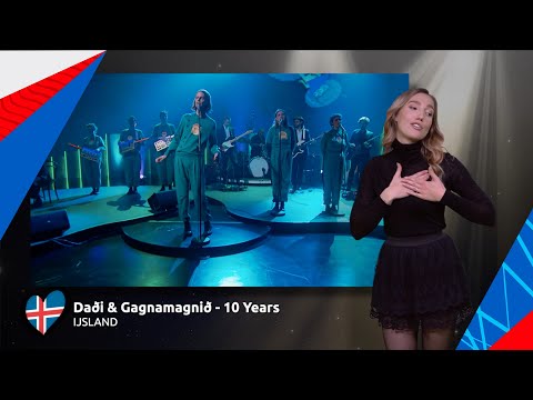 Dai & Gagnamagni - 10 Years | IJsland ?? | Sign dance | ESC21