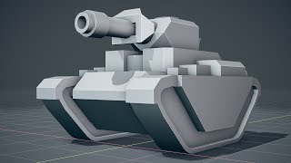 Modeling the Tank Accessories - Creating Mini Tanks for a Mobile Game in Blender 2.8 Tutorial Pt. 2 screenshot 5