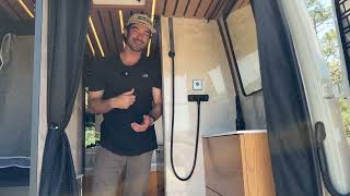 The Infinity Shower | Recirculating Shower for Vans, RVs, & Boats | Long Hot Showers Off-Grid