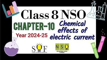 NSO Class 8 | Chapter 10 : Chemical Effects of Electric Current | science olympiad for grade 8