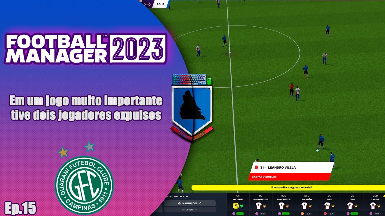 Football Manager 2023 _ O juiz expulso dois jogadores em um jogo! 