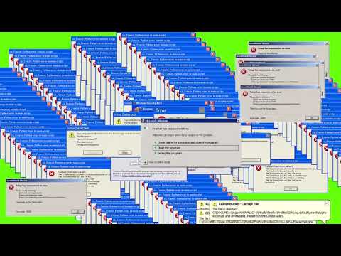 Green Screen Windows Error