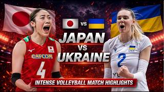 Japan vs Ukraine Epic Volleyball Highlights | Women's VNL 2026