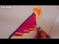 Gudi Padwa rangoli easy🙏 | happy gudi padwa rangoli | easy & quick gudi padwa rangoli latest rangoli