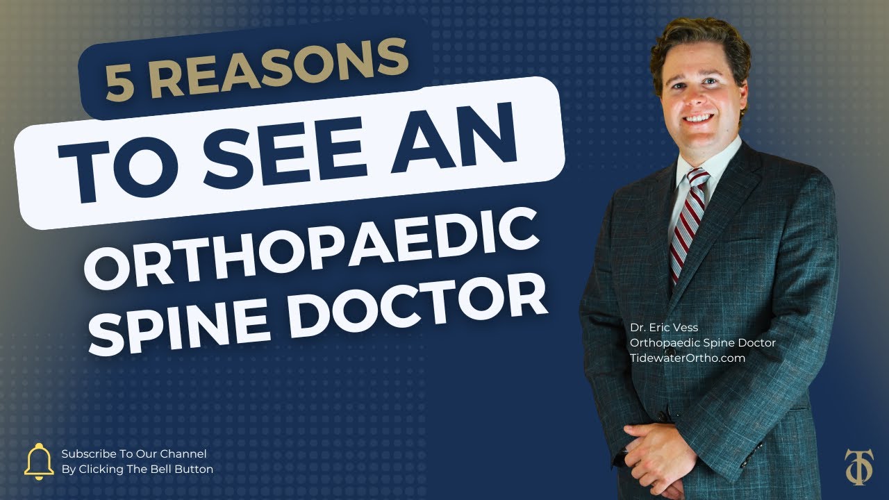 5 Reasons to See a Spine Surgeon: Expert Advice from Dr. Eric Vess