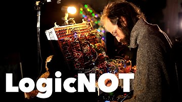 Modular Live Set - LogicNOT @ the KANVAS Sessions - Visuals by Flimmerkiste