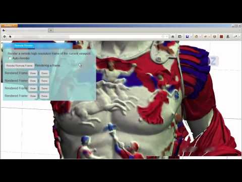Remotely rendering high