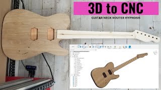 Making Guitar Kits with a Highline CNC! Creating a Telecaster Guitar Neck!