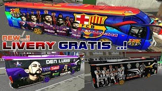 NEW LIVERY UNTUK BUS XHD GAME BUSSID BUS SIMULATOR INDONESIA