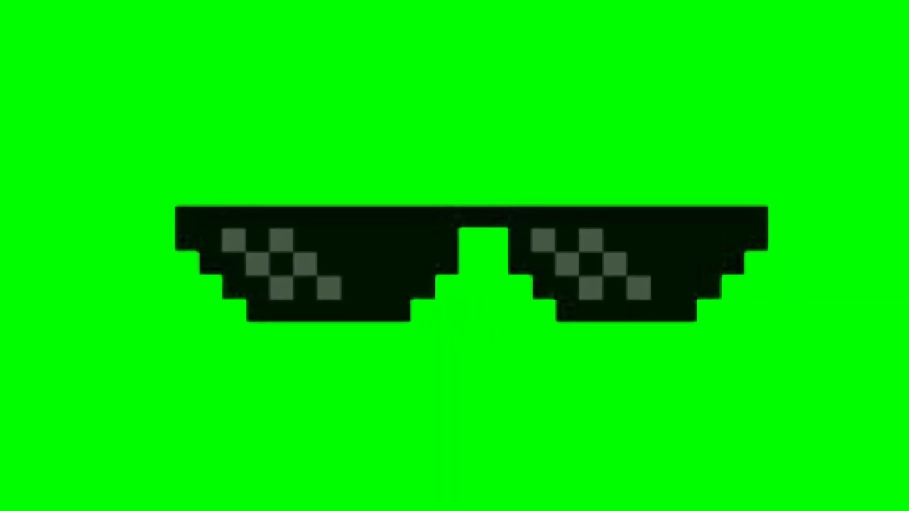 Mlg Deal With It Glasses Green Screen Youtube - mlg admin b roblox