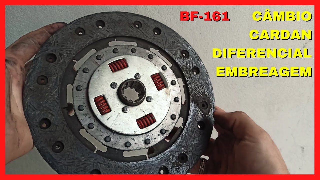 EMBREAGEM, CAIXA DE CÂMBIO, CARDAN E DIFERENCIAL - RURAL BF-161