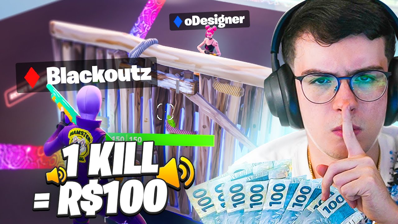 100 REAIS NO PIX PRA QUEM ME VENCER NO X1! (SÓ TRYHARD)