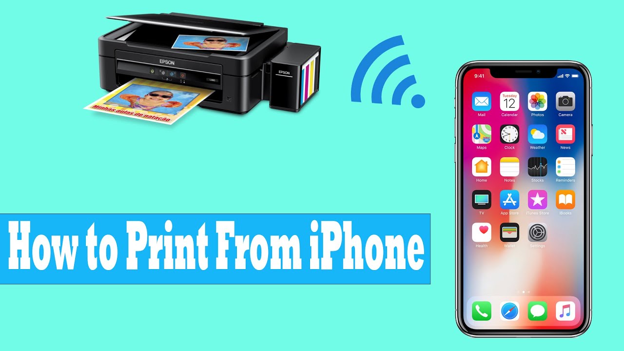 How to Set Epson iPrint App on iPhone or iPad | How to Print Without Airprint YouTube