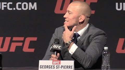 Georges St-Pierre vs Michael Bisping Press Conference  (FULL)