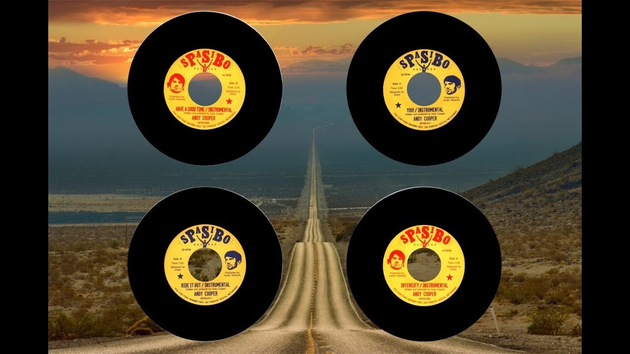 Andy Cooper 7"s on Spasibo Records