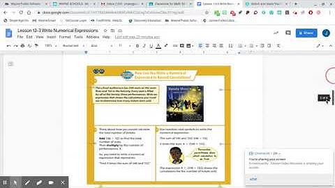 Lesson 13-3 Write Numerical Expressions